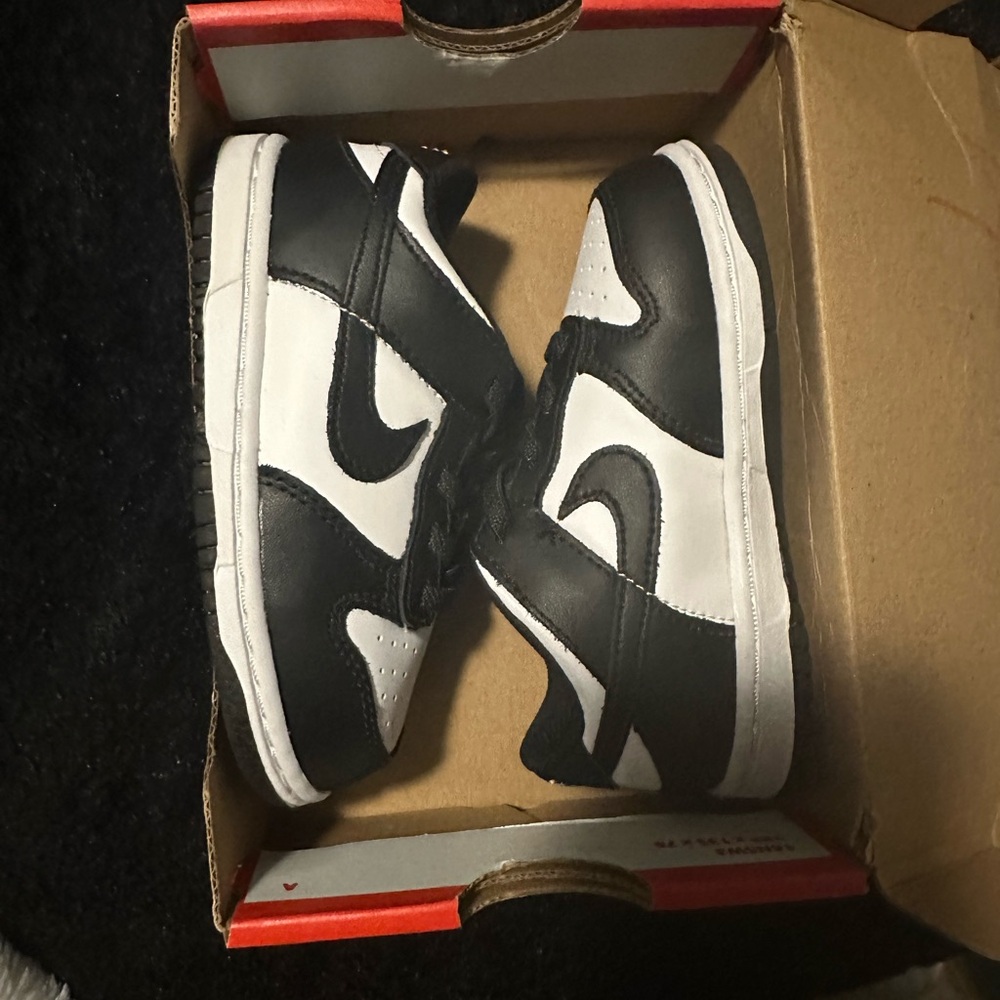 Nike Kids (Pandas) Black and White Sneakers
*Toddlers Size*